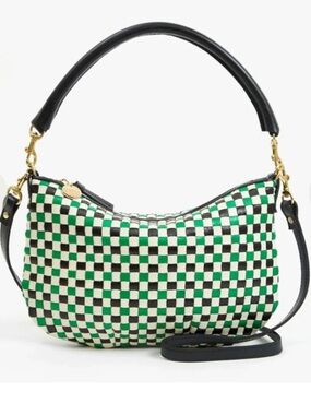 NWT CLARE V. petit moyen messenger bag in green apple
